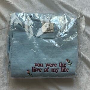 Harry Styles Love of my life sweatshirt pastel blue size small